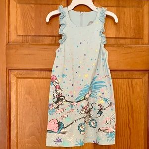 Dr. Suess rufled dress